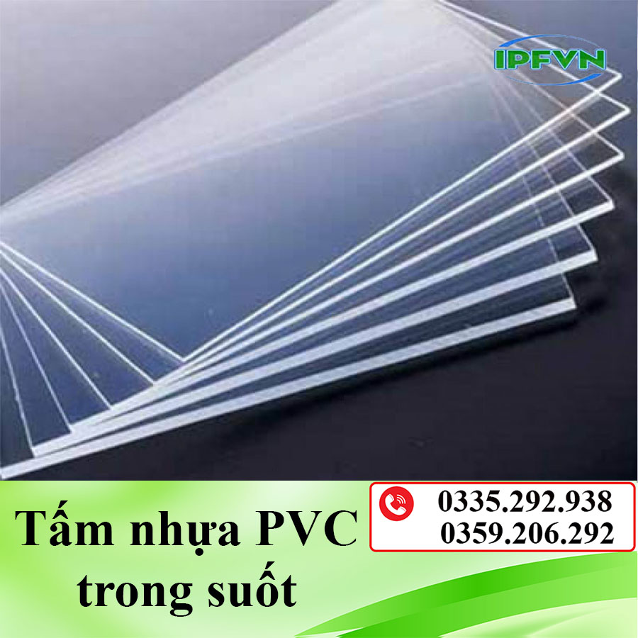 Tấm nhựa PVC trong suốt 