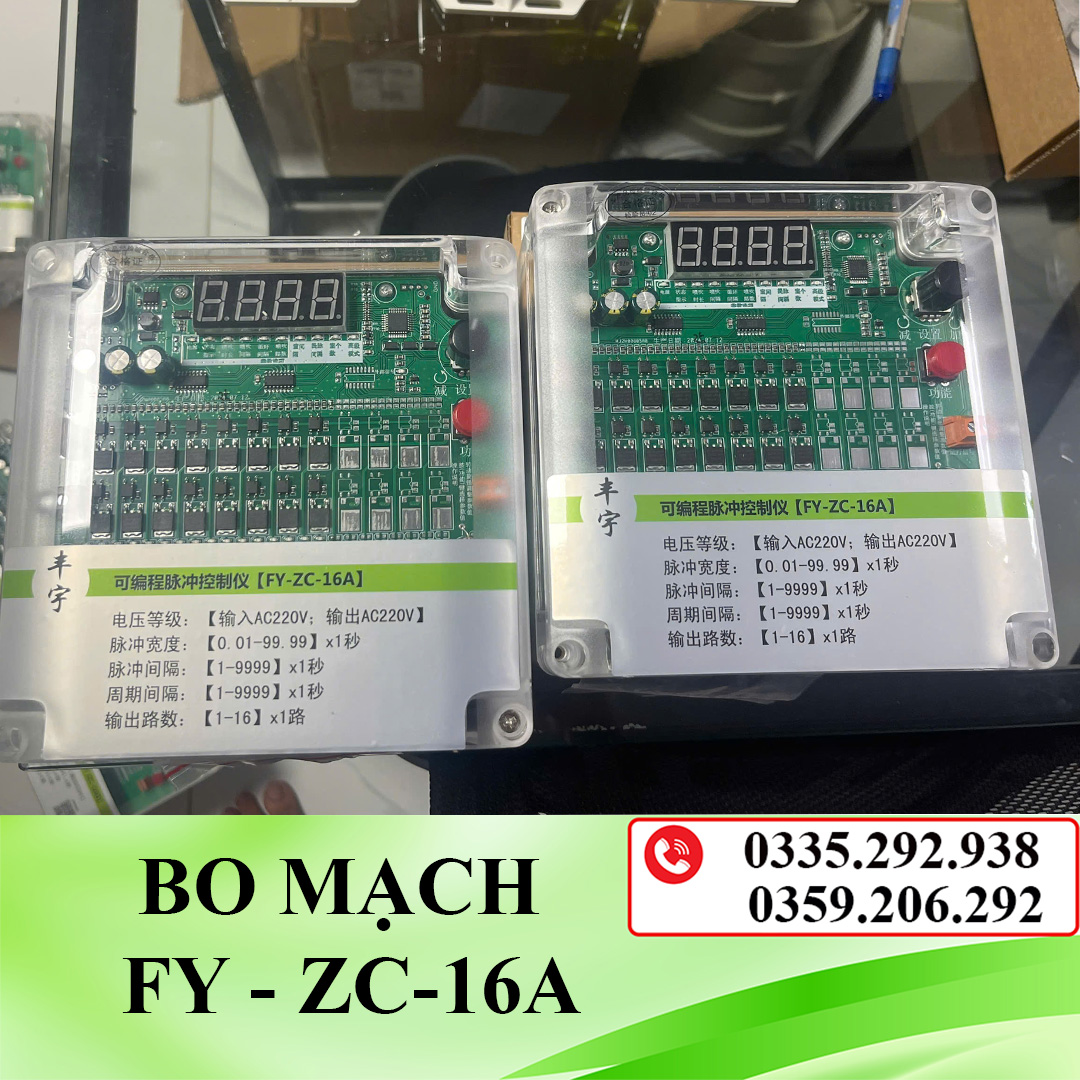 Bo mạch điều khiển van rũ bụi FY-ZC-16A