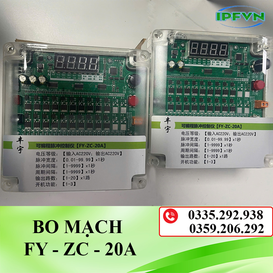 Bo mạch điều khiển van rũ bụi FY-ZC-20A