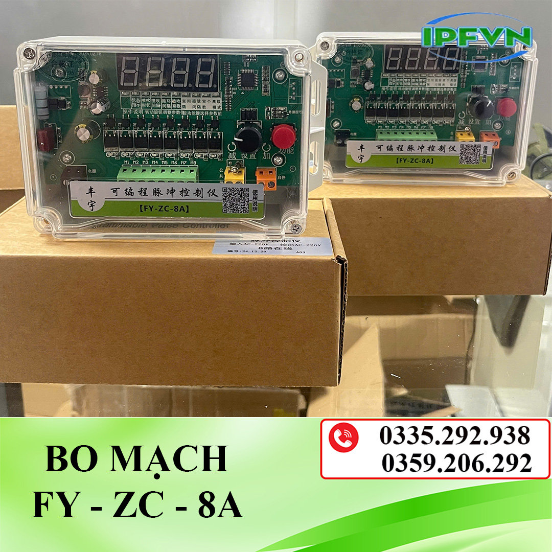 Bo mạch điều khiển van rũ bụi FY-ZC-8A