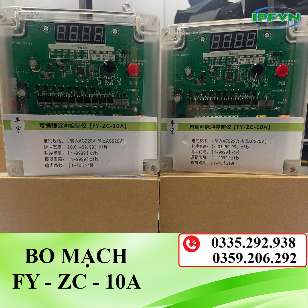 Bo mạch điều khiển van rũ bụi FY-ZC-10A