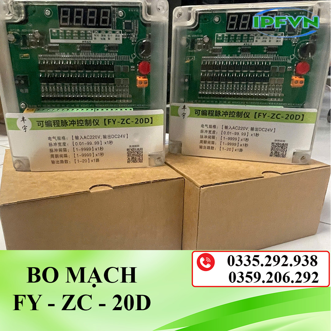 Bo mạch điều khiển van rũ bụi FY-ZC-20D