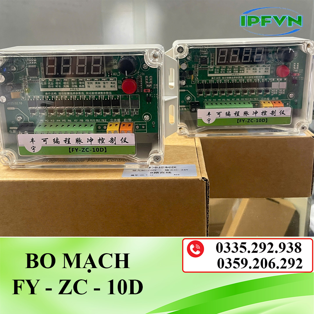 Bo mạch điều khiển van rũ bụi FY-ZC-10D